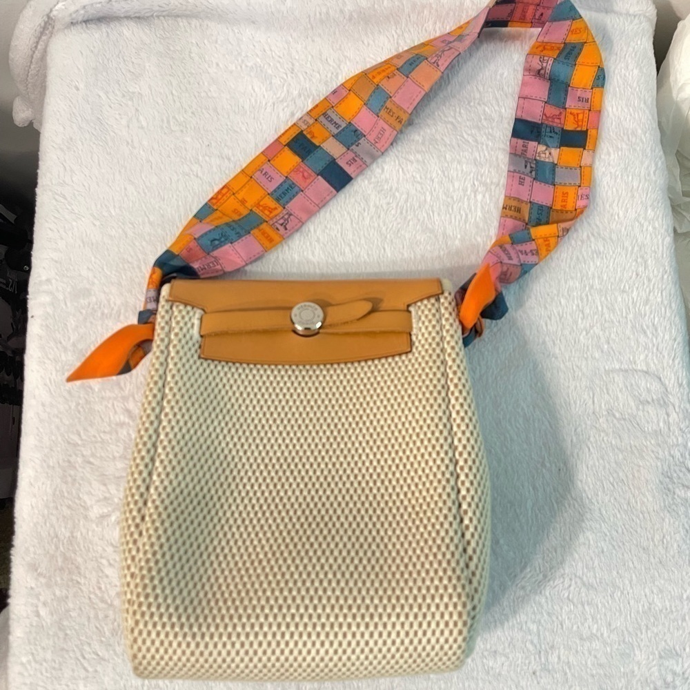Authentic Hermes mini herbag pm